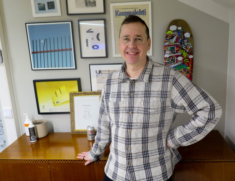Mainostoimisto Sherpan luova johtaja Tommi Kortesniemi.